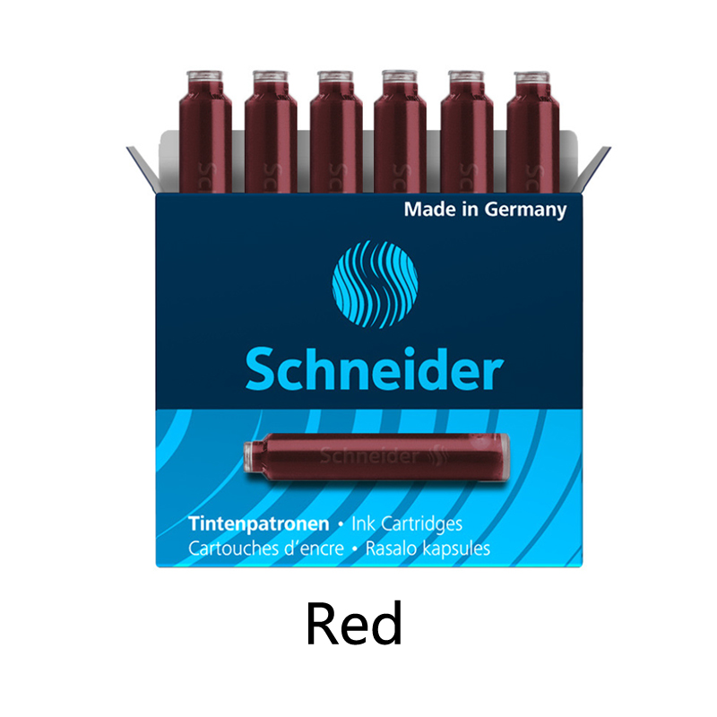 6/30/100 stücke Deutschland Schneider Brunnen Stift Tinte Sack Tinten Patrone Schreiben Schwarz Blau Blau Schwarz Kalligraphie tinte Flasche: Grün