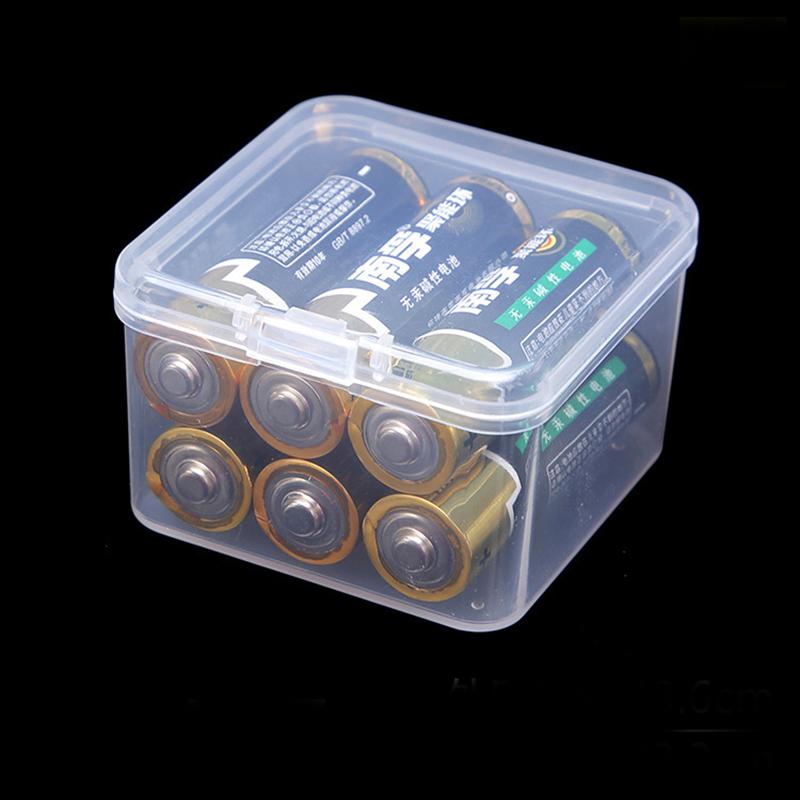 Mini Boxes Rectangle Clear Plastic Jewelry Storage Case Container Packaging Box for Earrings Rings Beads Collecting Small Items