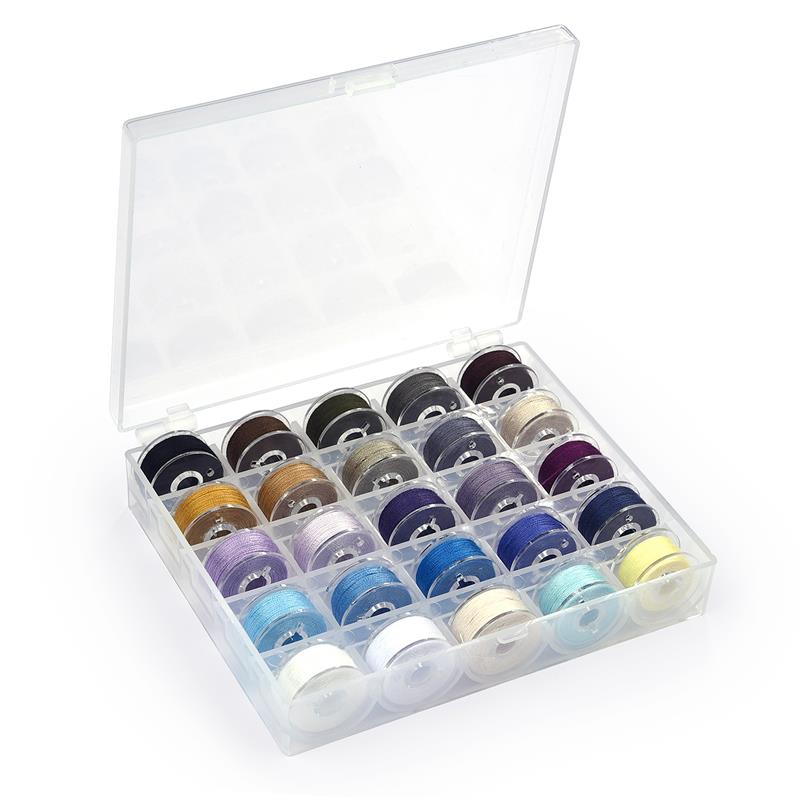 36 Colors Thread Spools Sewing Machine Bobbins Box... – Grandado