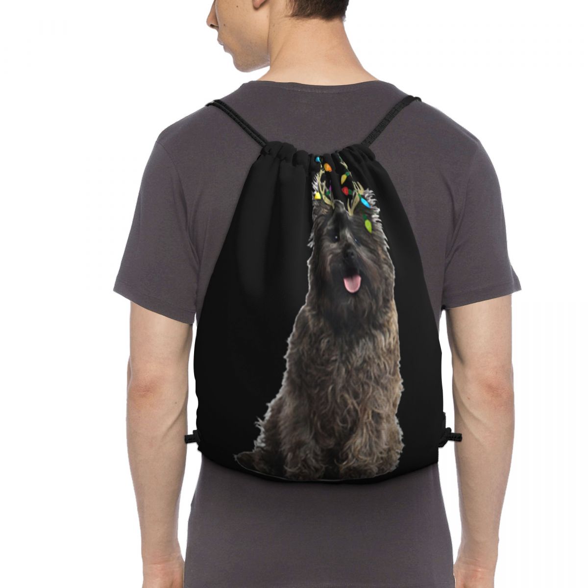 Mooie Cairn Terrier Rendier Hond Plus Size Mannelijke Persoonlijkheid Crewneck Boy Animal Tassen Rugzak Tas
