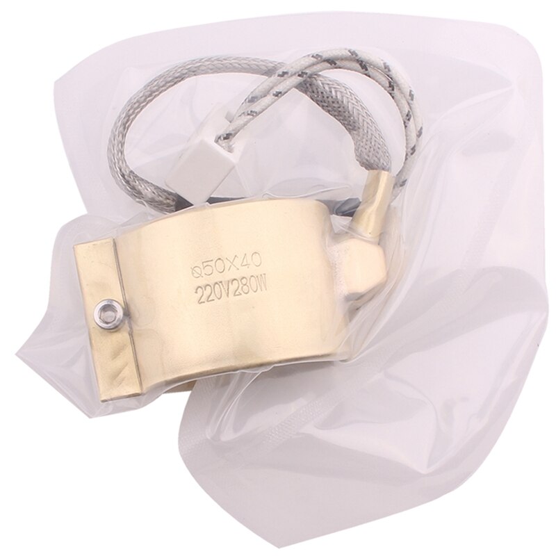 220V 280W 50x40mm boquilla de latón cinturón elementos de calefacción para máquina de moldeo por inyección