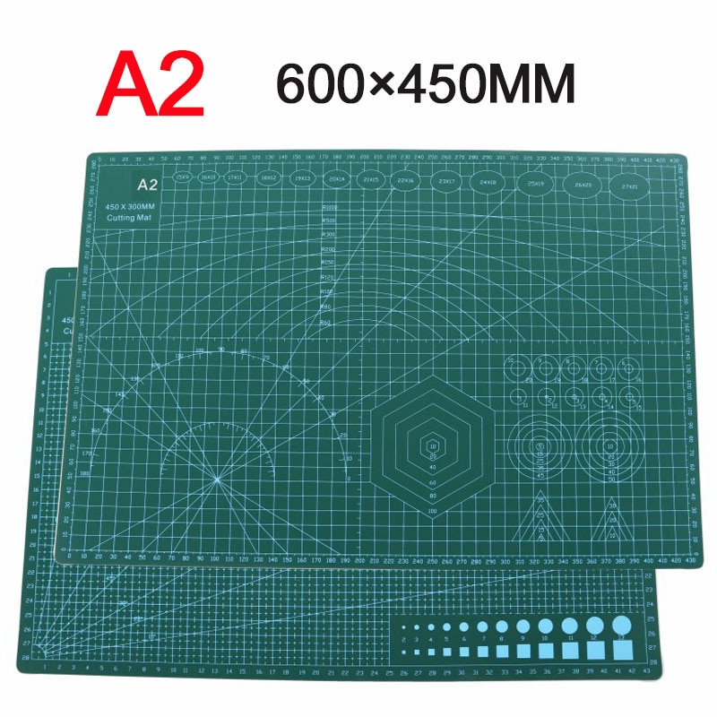 3mm a2 pvc-leikkuumatto leikkuutyyny tilkkutäkki kaksoispainettu itsestään paraneva leikkausmatto askartelu tikkaus scrapbooking-lauta 45 x 60cm