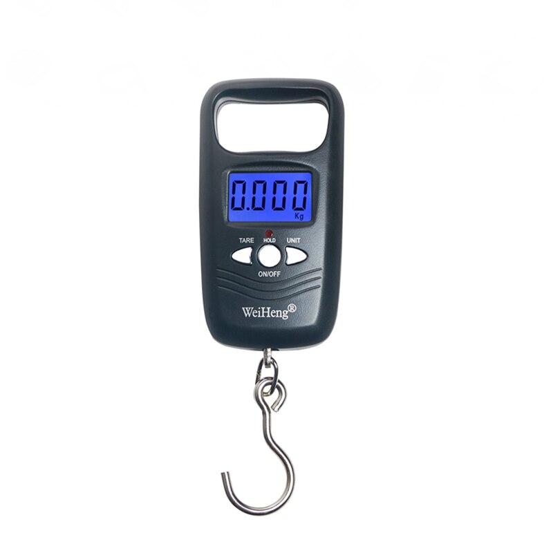 50KG Digital Hanging Scale Double Precision Portable Electronic Pocket Scale Hanging Luggage Weighing Steelyard WeiHeng Scale