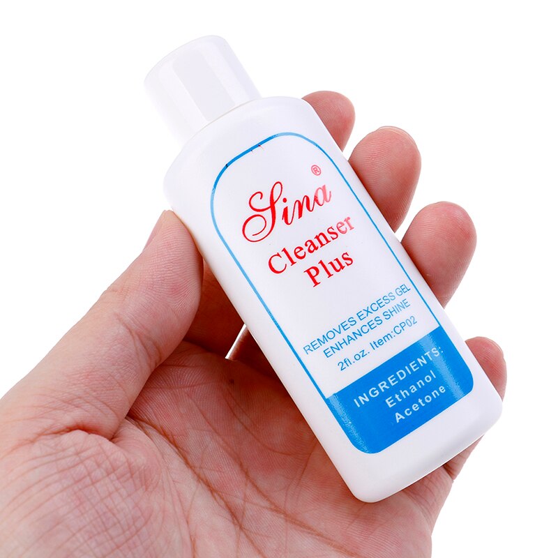 60ml Enhances Shine Cleanser Cleansing Gel Liquid Removes Excess Gel Remover Solvent Cleaner UV Nail Art Clean Degreaser