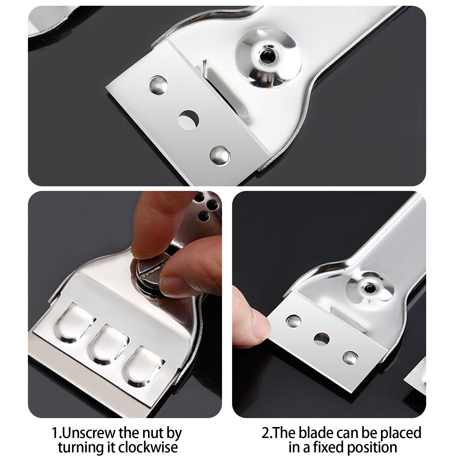 1 Set Multifunction Glass Ceramic Hob Scraper Cleaner Remover With 5pcs Blade For Cleaning Oven Cooker Tools Utility Knife