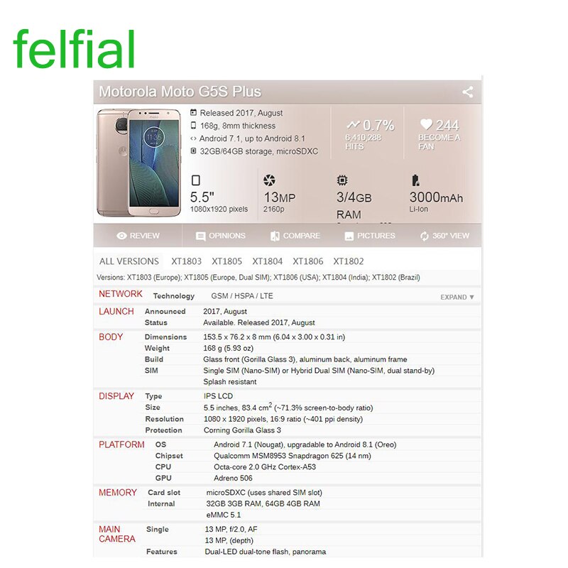 Für Motorola Moto G5S Plus XT1802 XT1803 XT1805 berühren Bildschirm Tafel Sensor Digitizer Glas Objektiv Vorderseite LCD äußere Glas Ersatz