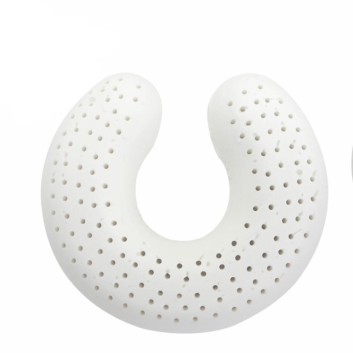 Lidafish Portable Natuurlijke Latex U Vorm Nekkussen Massager Cervicale Orthopedische Kussen Vliegtuig Reizen Kantoor Comfortabele Kussen: Default Title