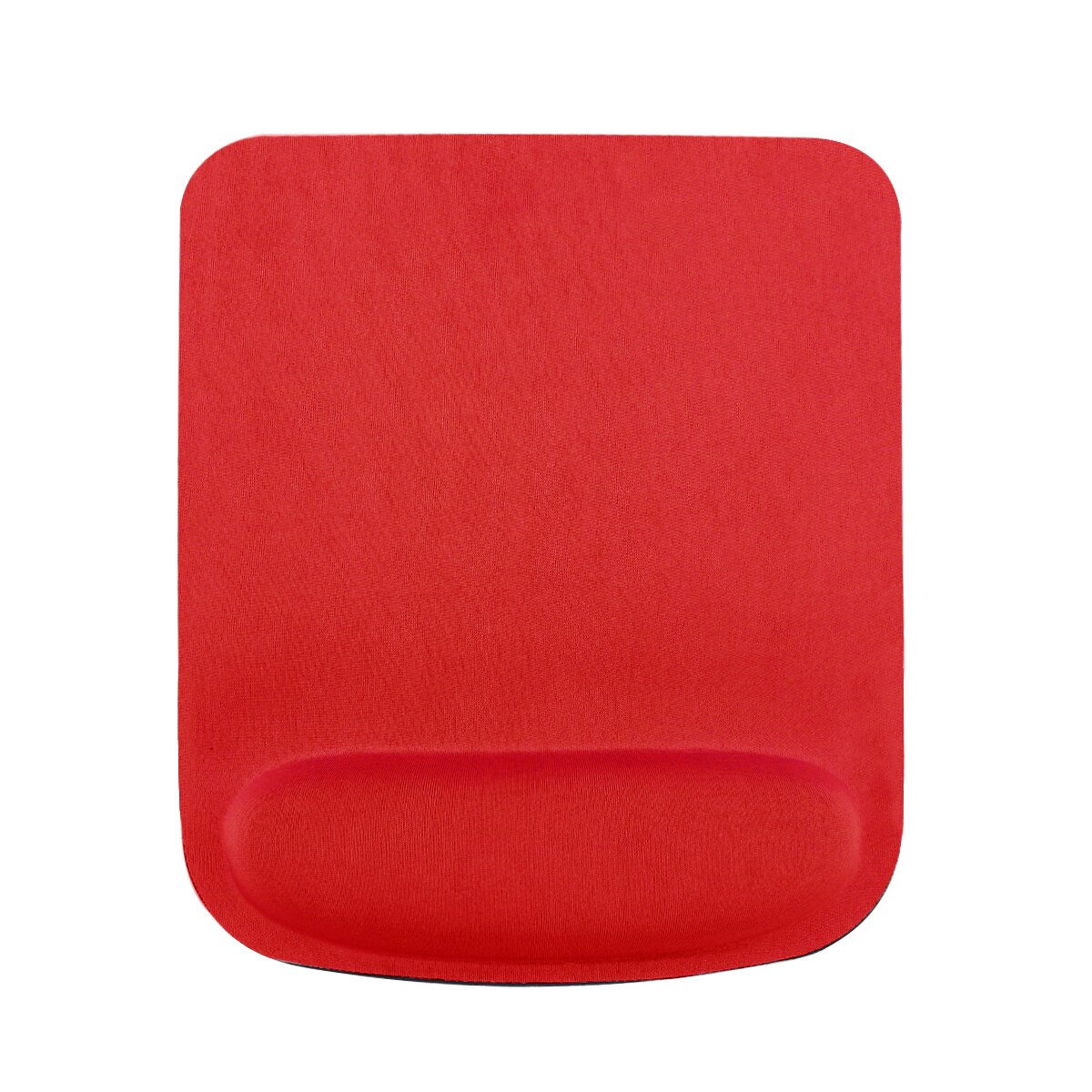 EVA Mouse Pad With Wrist Soild Color Mat For Computer Gamer Laptop Table Nonslip Gaming Accessories Wristband Soft Pink Mousepad: Red