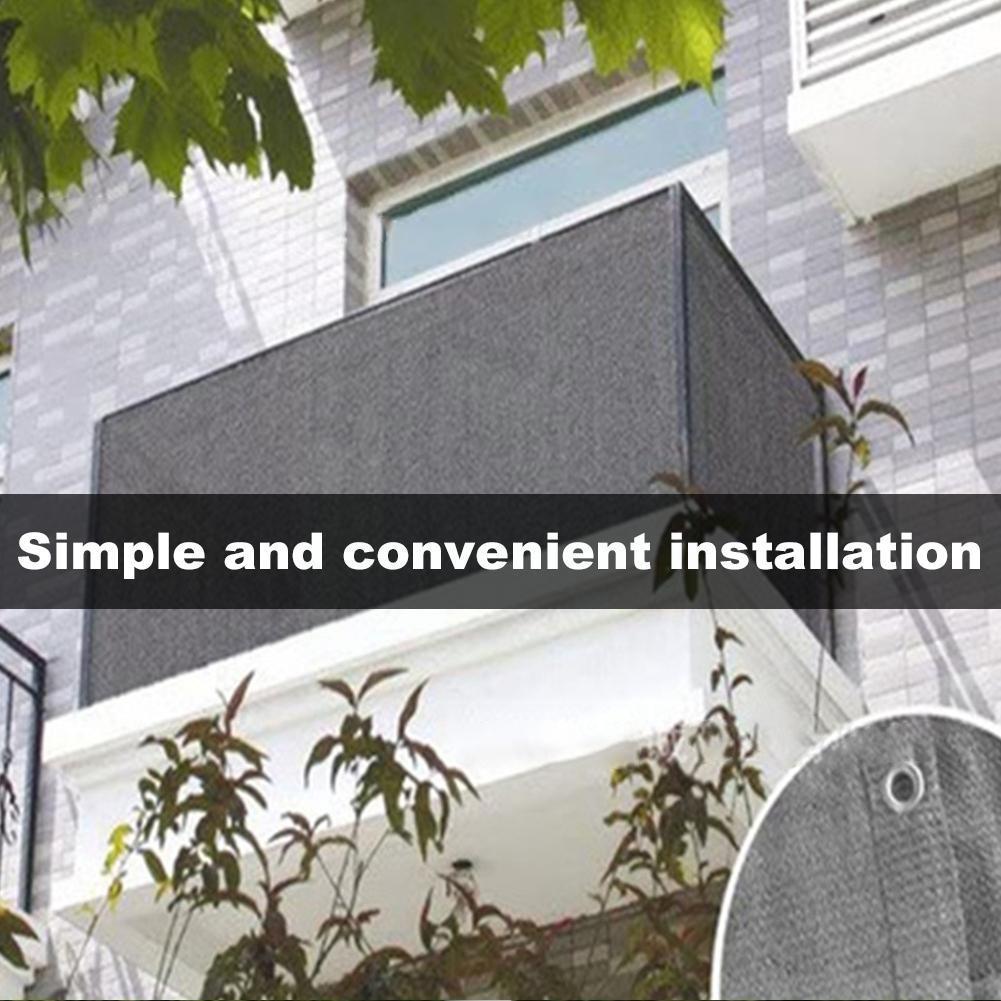 Garden Balcony Fence Net Balcony View Breeze Protective Screening Shade Cover Balcony Ties Breathable Outdoor And Awning G8K0