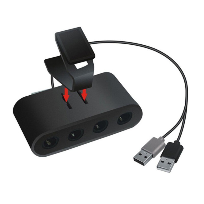 2 In 1 Gamecube Controller Adapter Converter Voor Wi I U Pc Voor Wiiu Voor Nintend Schakelaar Voor Ns