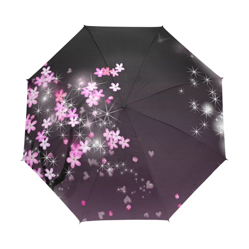 Echt 3 Vouwen Bloemen Paraplu Regen Vrouwen Automatische Waterdicht Winddicht Paraguas Meisjes Guarda Chuva Vrouwelijke