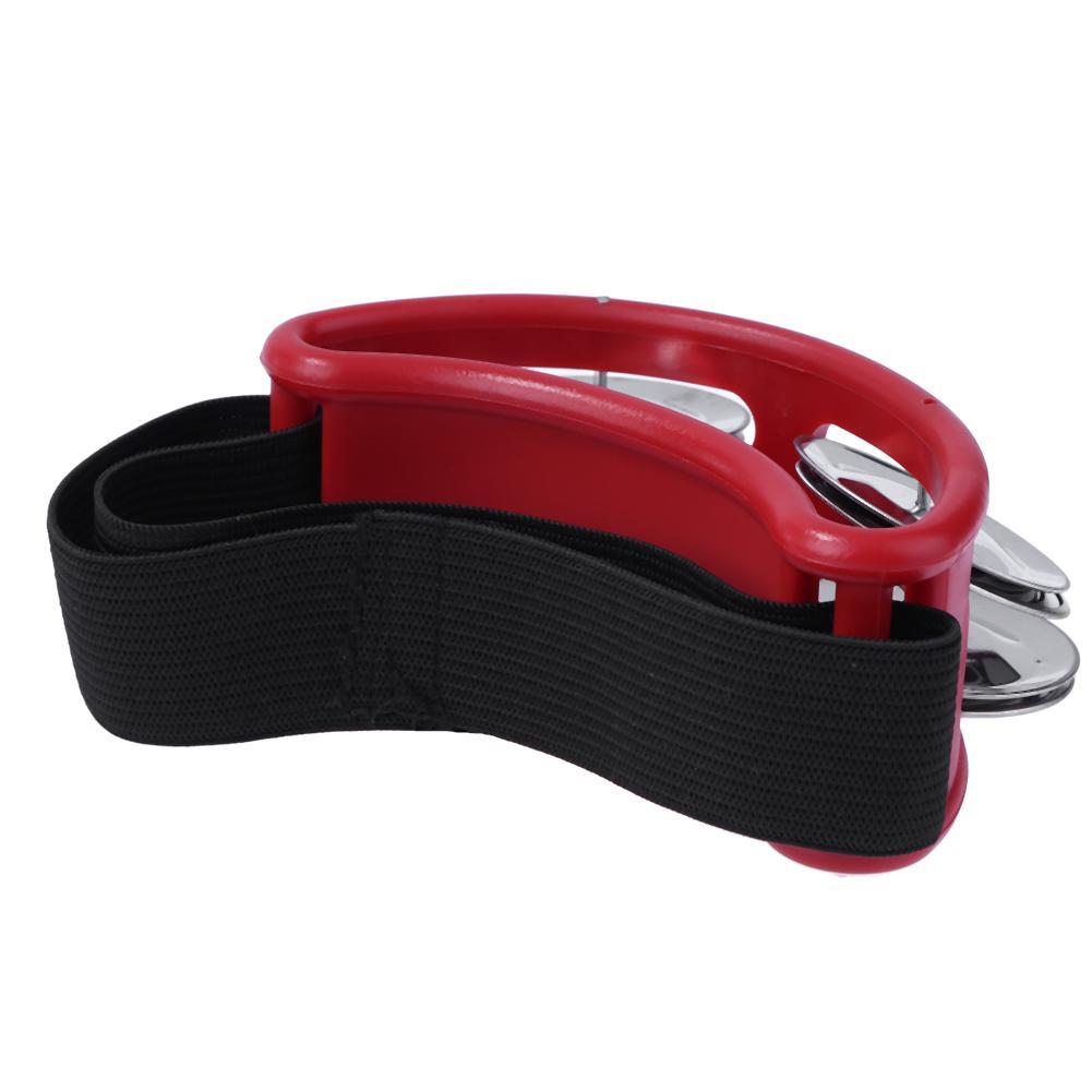 Elliptical Cajon Box Drum Companion Jingle Tambourine Percussion Instruments Accessory Hand Foot Davul Tambourine
