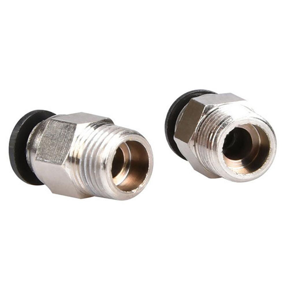 2Pcs Pc4-01pneumatic Connectors Afstandsbediening Voor V6 V5 J- Bowden 1.75/3Mm Ptfe Buis Snelkoppeling Fit hotend 3d Printer Deel E0r6