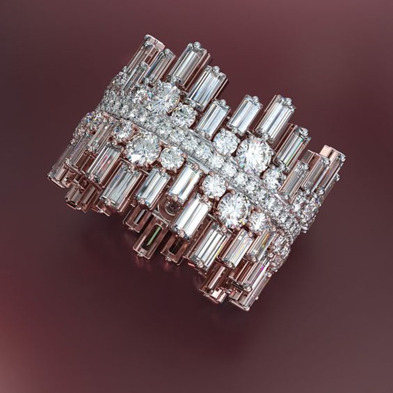 Luksus uregelmessig pinneform ringetone til kvinner mikro kubikk zirconia bryllup forlovelsesring trendy smykker bijoux