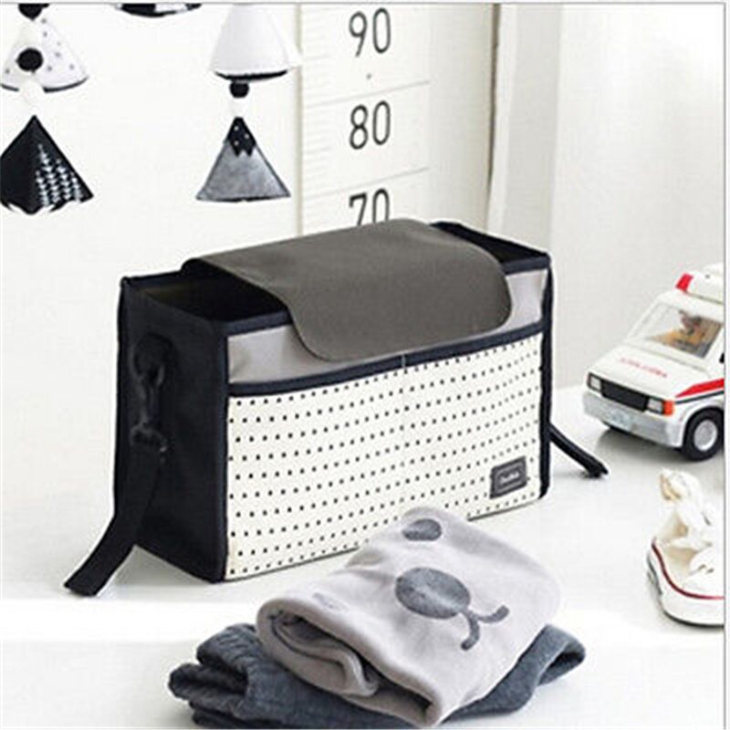 Portable Baby Diaper Nappy Pram Changing Bag Organizer Insert Liner Bag Multifunctional Mummy Bag Stroller Hanging Bag