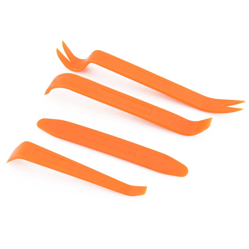4PCS Car Audio Disassembly Tool Plastic Pry Bar Door Panel Disassembly Pry Panel Interior Clip Rocker Car Removal Tool Kit: Default Title