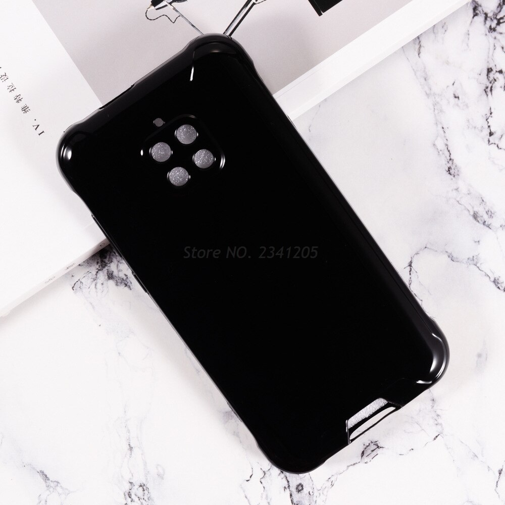 Caja del teléfono transparente para Blackview BV4900 Silicona Caso Anti-knock carcasa TPU negra suave para Blackview BV4900 Pro cubierta: For BV4900 / Black Case