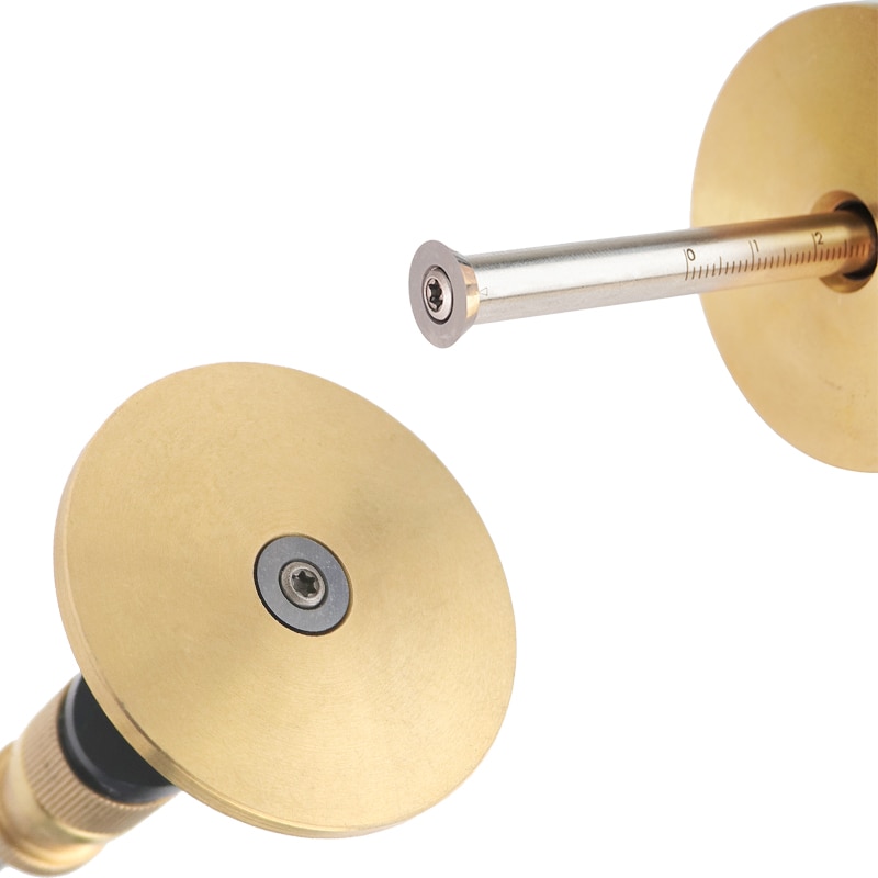 Precision European Scriber Ruler Marking Gauge Fine-tuning Automatic Alloy Line Scribing Depth measurement Tools