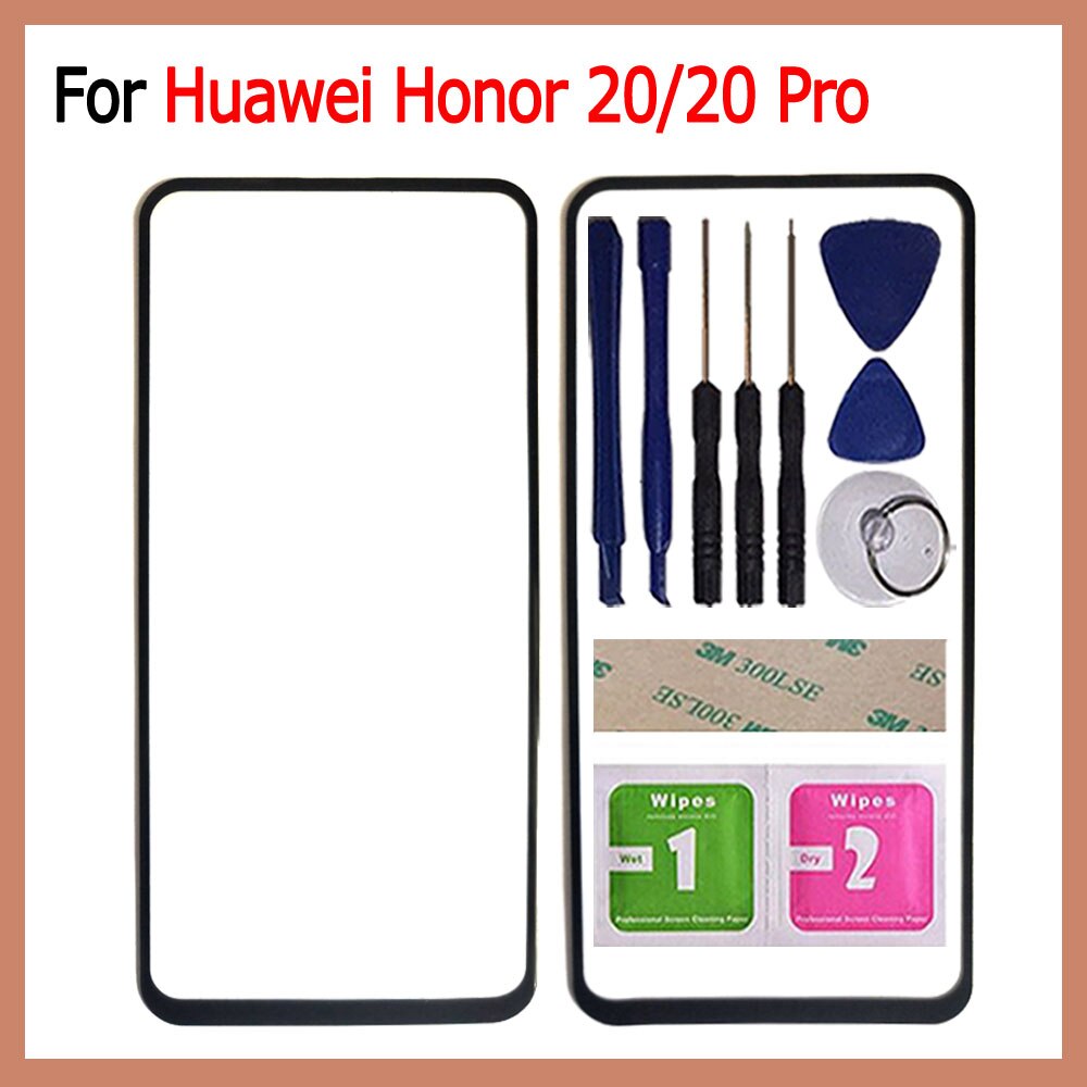 Touch Glas Für Huawei Honor 20 20 Pro 20i 20 Lite Ansicht 20 Touch Front Outer Glas Objektiv Ersatzteile ersatz