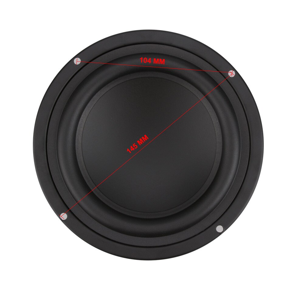 AIYIMA-altavoz de graves potentes para cine en casa, Subwoofer de 5,25 pulgadas, 4, 8 Ohm, 40W, para estantería, Audio de coche, bricolaje, 1 ud.