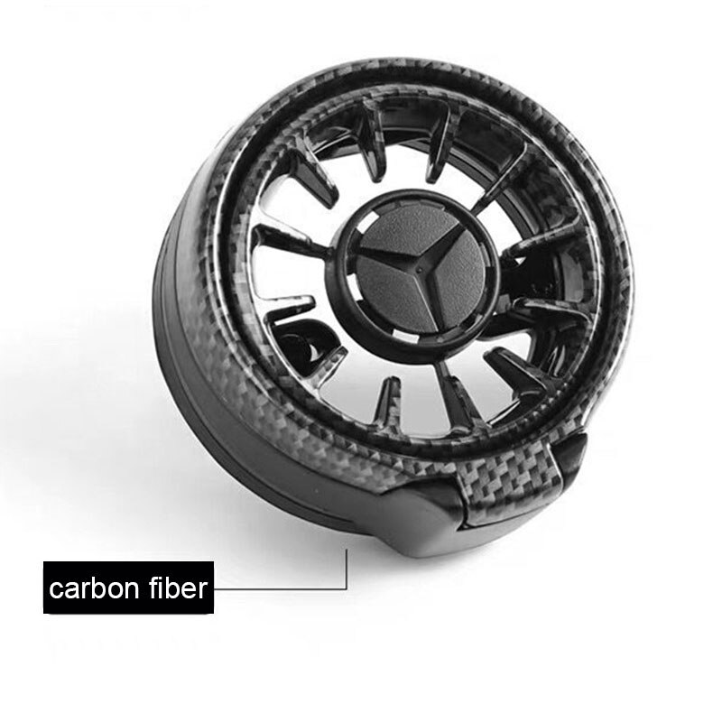 Mercedes-benz c-class G W464 W447 W177 C257 GLB in fibra di carbonio presa di aria condizionata supporto di tazza: carbon fiber