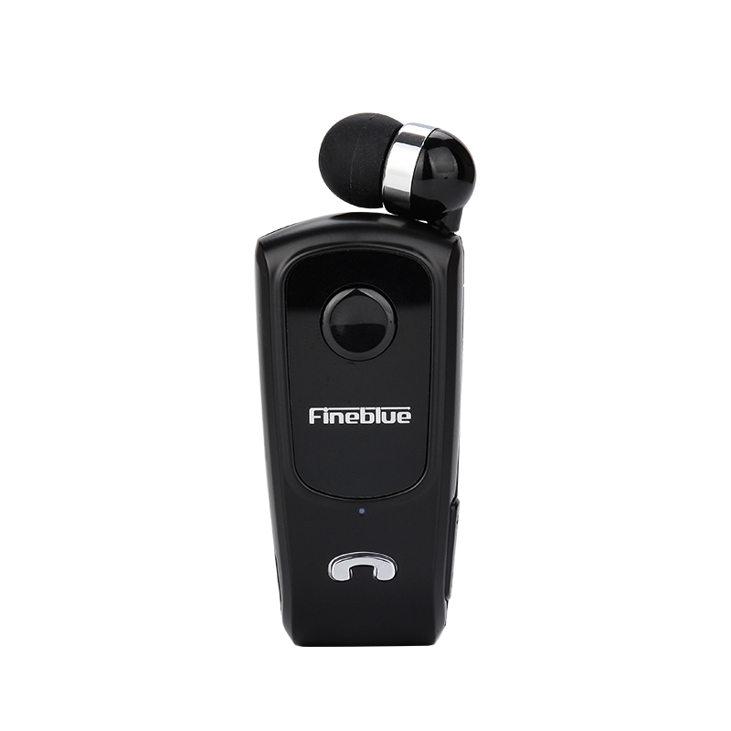 Fineblue F920 Draadloze intrekbare draagbare mini Bluetooth-headset Gesprekken Herinneren Trillingen Slijtage Clip Sport Running Oortelefoon