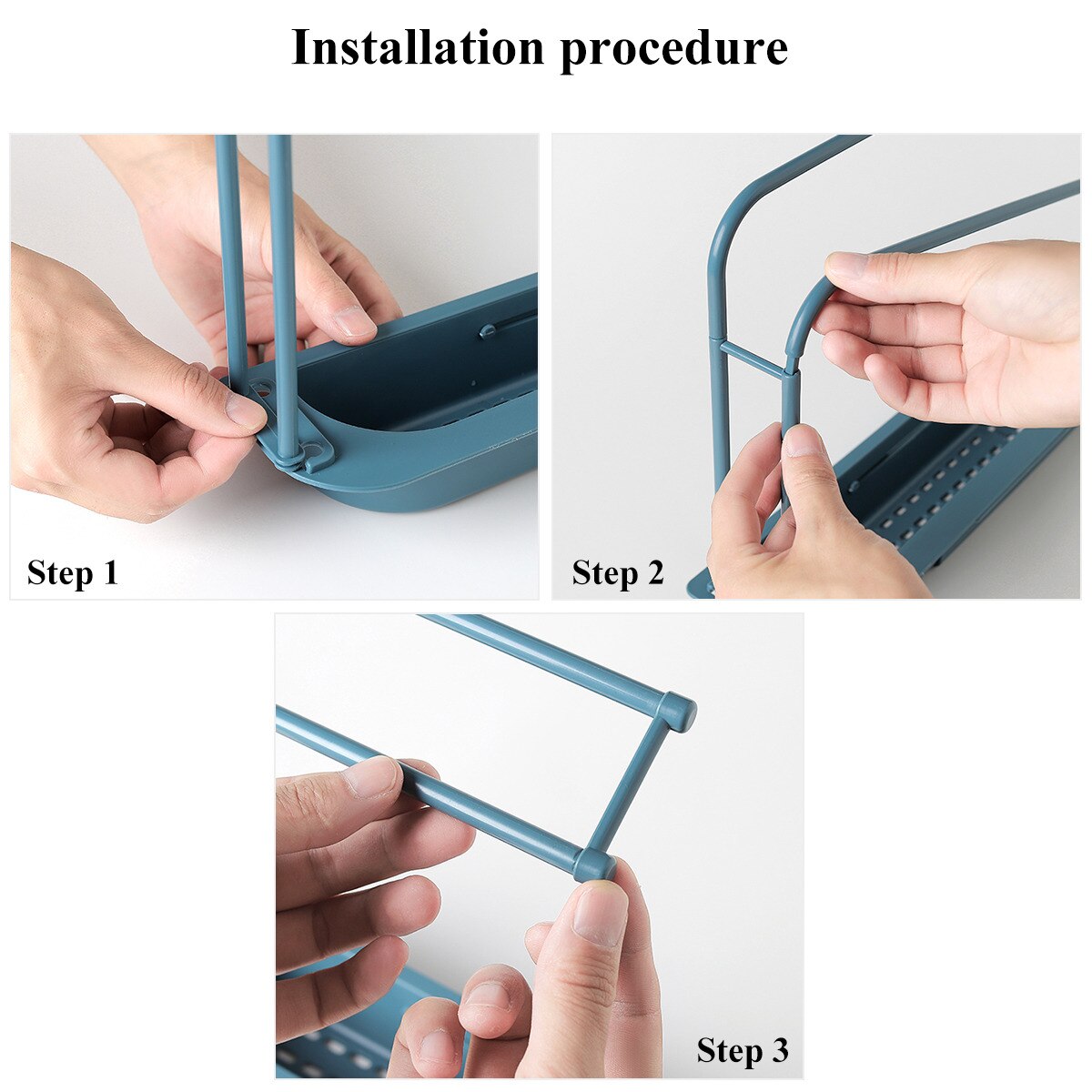 Drain Rack Telescopic Sink Shelf Kitchen Sinks Organizer Soap Sponge Holder Sink Storage Basket Kitchen Gadgets Accessories