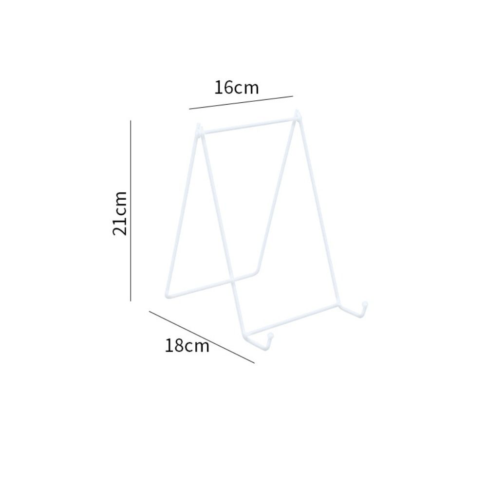 Supporto per piatto decorativo supporto per telaio in metallo cavalletto in ferro supporto per cornice per foto supporto per piastra espositore in ferro: Blu