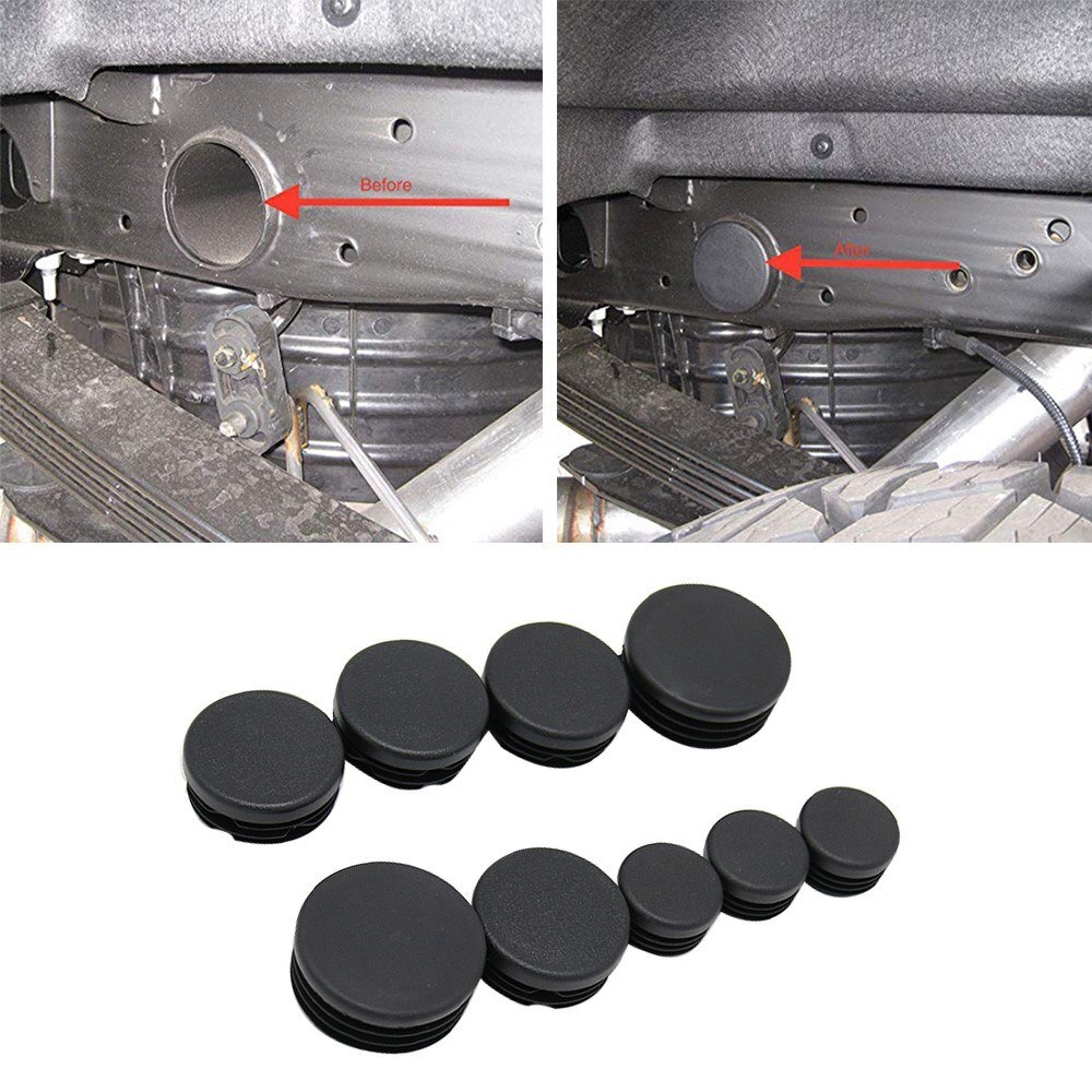 Motorcycle Frame Plug Kit Protector Cover Crash Bar End Caps Decorative Motorcycle Frame Plug Kit Frame End Cap