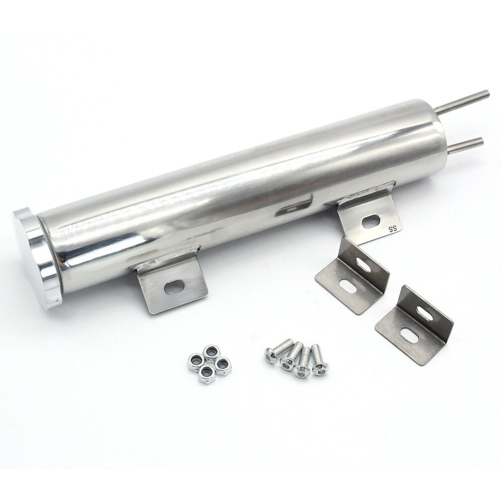 2 x 10inch STAINLESS STEEL RADIATOR OVERFLOW TANK HK HT HG HQ HJ HX HZ WB HOLDEN Metal Cooling Kettle