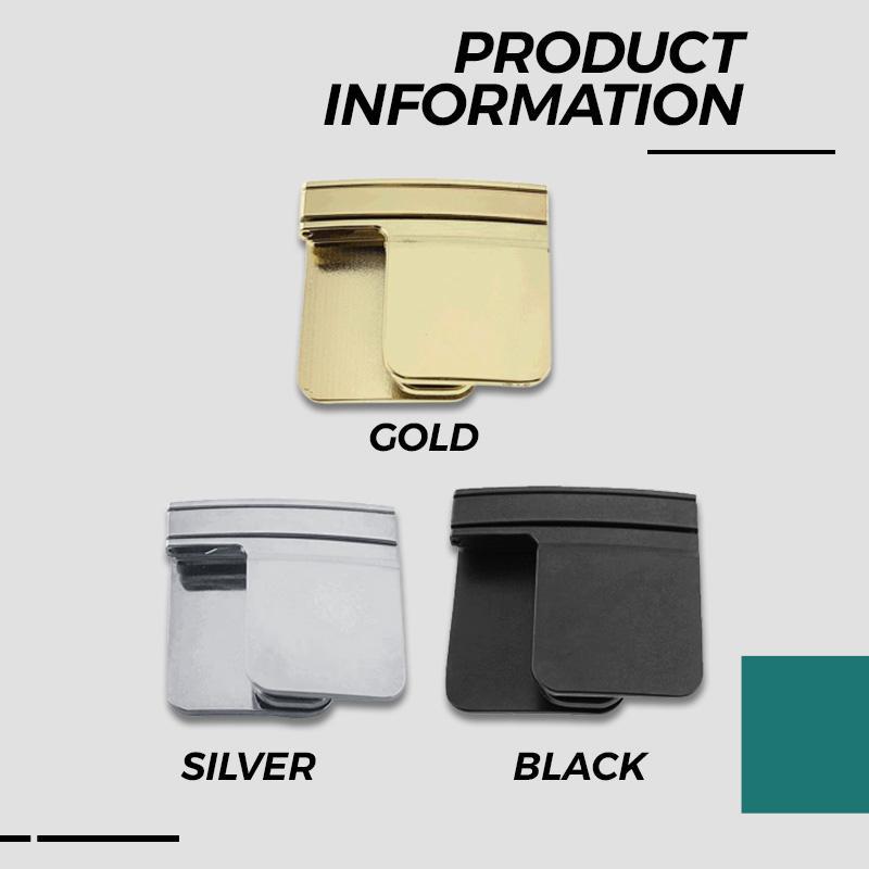 Pantaloni vita termoretraibile clip unisex uomo donna vita fibbia elasticizzata clip da cintura multifunzione pieghevole elastico fibbia per cintura clip per indumenti