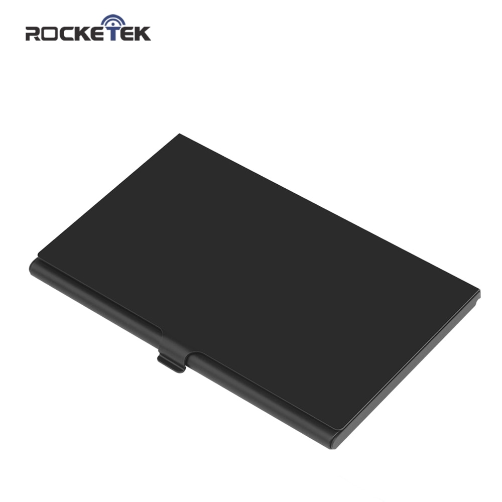 Rocketek Aluminium SD geheugenkaart opbergdoos microsd / micro sd houderszak geheugenvak gebracht met 2 SD kaarten en 4 micro SD-kaarten