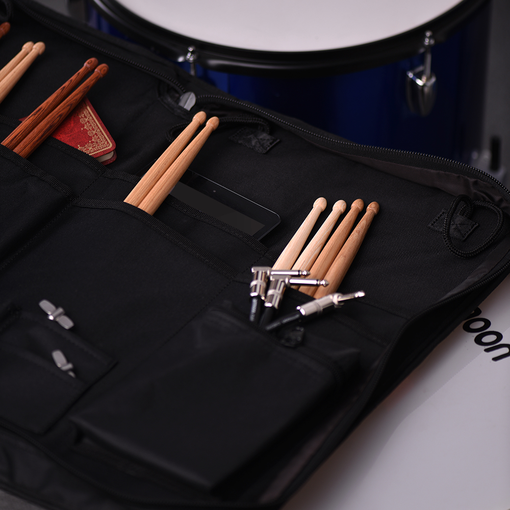 Baquetas de madera ammoon, 6 pares de baquetas de batería de 5A/7A, conjunto de instrumentos de percusión de madera de Arce, accesorios