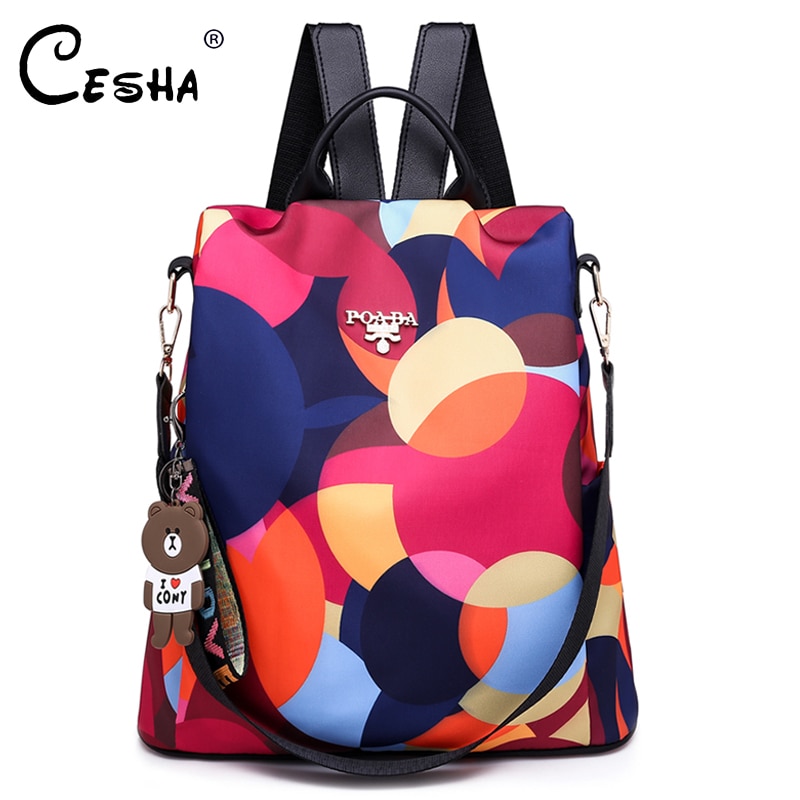 Mochila de viaje antirrobo informal de para niñas, mochila de tela duradera Oxford para mujer, mochila bonita estilo escolar