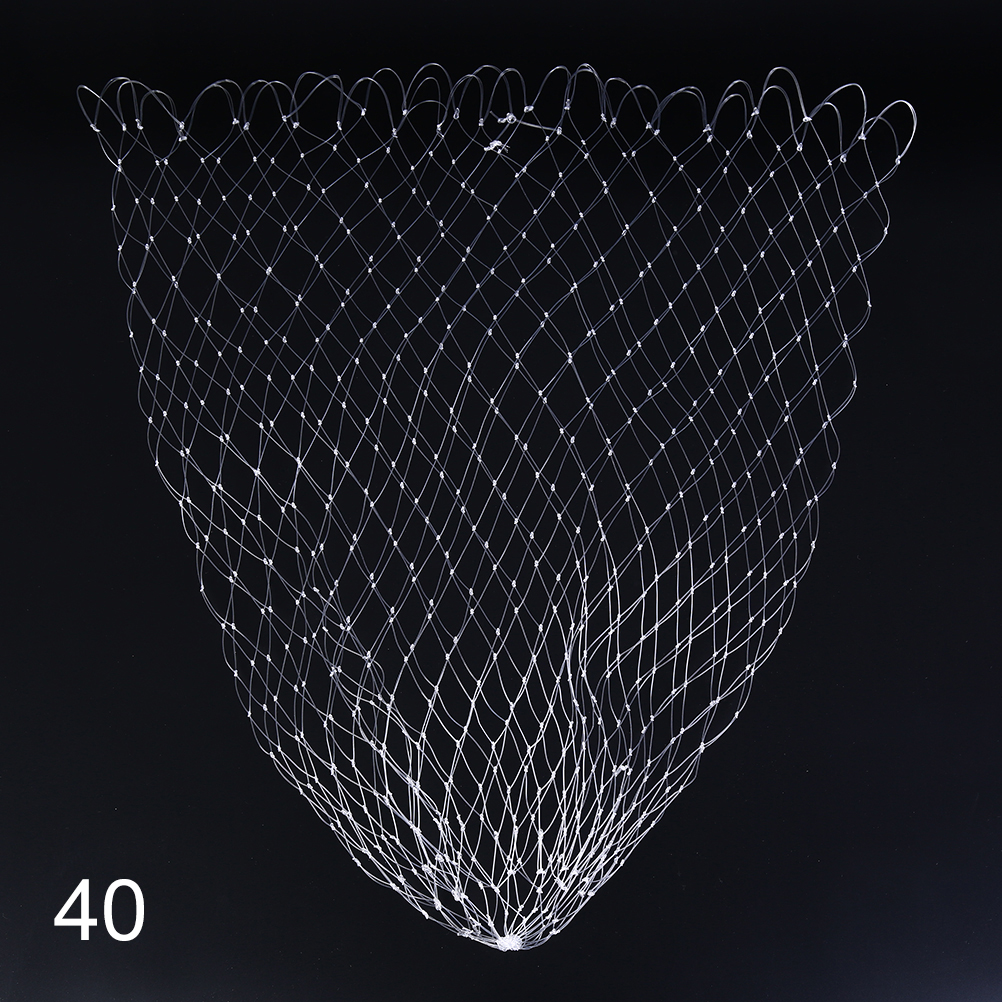 1 Pc Nylon fish line Fishing Net Rhombus Mesh Hole Net Collapsible Fishing Tools: 40