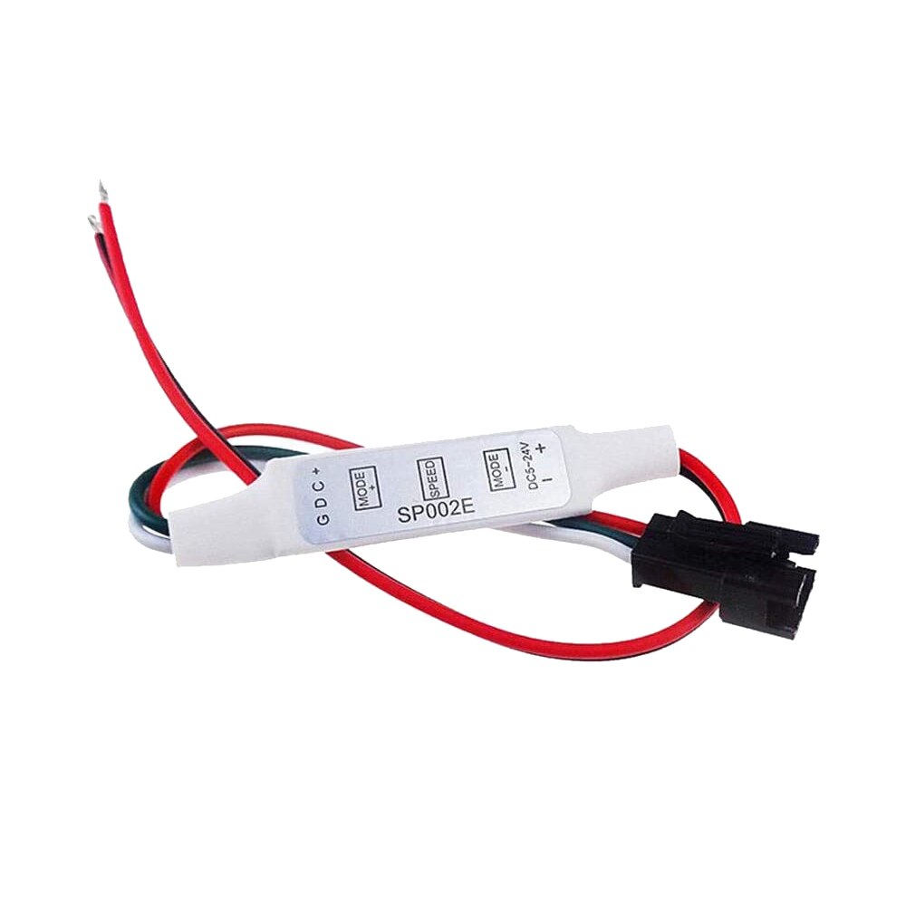 Ws2812b Controller Controlador Rgb Led Strip 12v5v Bluetooth Sp107e Sp110e Muziek Rf Pixel Colorido Com Controle Mini Adresseerbare