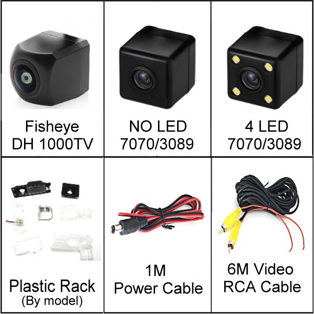 Voor mercedes-benz s cl-klasse  c216 w221 s550 s600 s63 s65 nachtzicht auto achteruitrijcamera hd waterdicht: Draad en camera / 7070 4 geleid