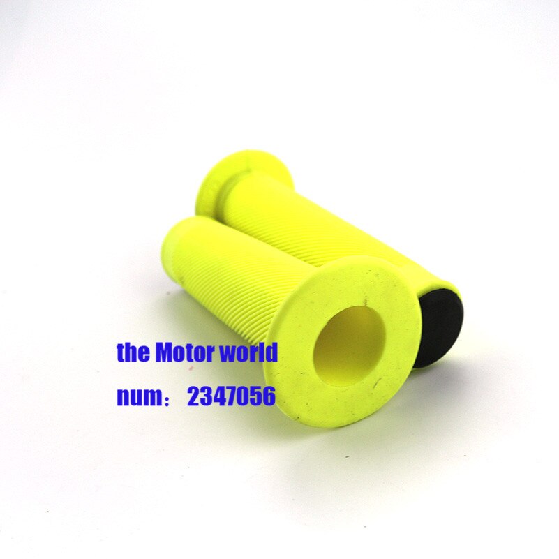 yellow Rubber Grip Handle Bar Motorcycle Grips 7/8" 22mm Grips Protector Handlebar Universal For ATV moto