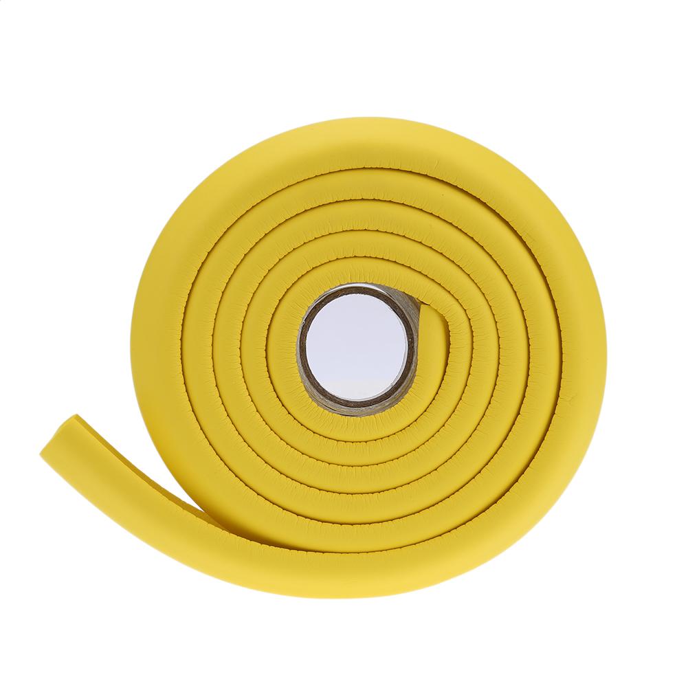Proteção para crianças 2m comprimento mesa guarda tira produtos de segurança do bebê borda móveis canto proteção para crianças protetor de canto: Yellow