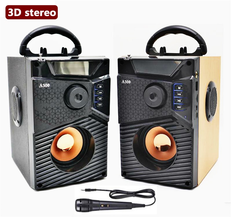 Grote Macht Draagbare Bluetooth Speaker Outdoor Draadloze Super Bass Kolom Subwoofer Boombox Sound Music Center Ondersteuning Aux Tf Fm