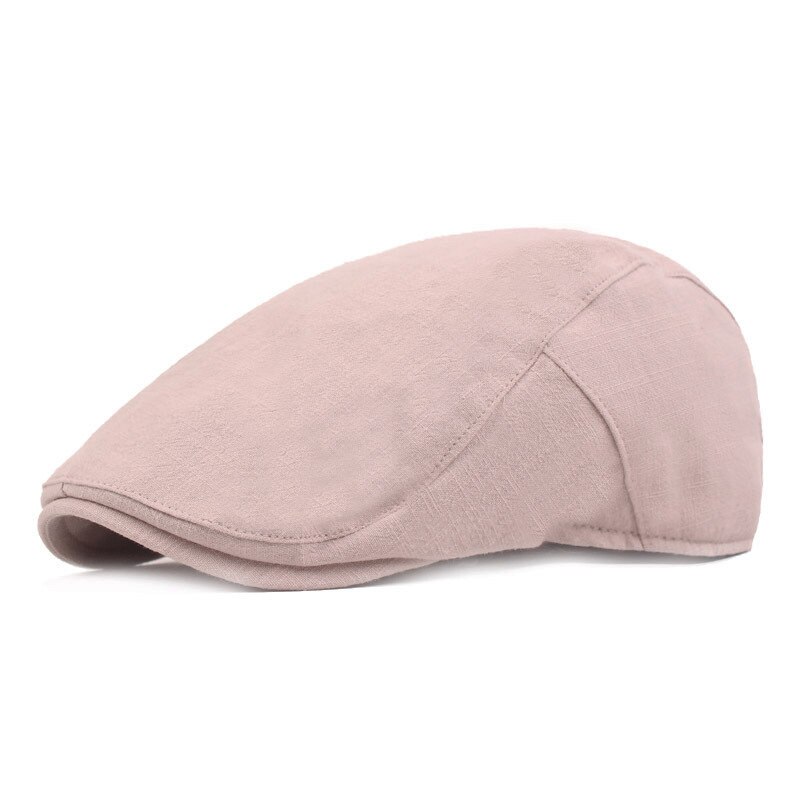 Peaky Blinders-boina clásica de verano para mujer, gorro deportivo francés, color amarillo sólido, plano, para otoño: khaki