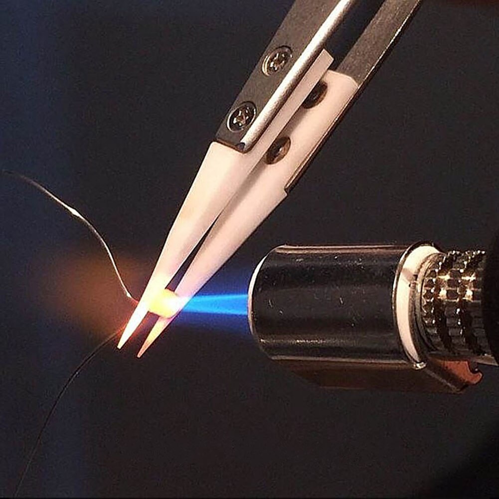 3 Type pince à épiler en céramique résistant à la chaleur 1000 degrés nouvelle pince à épiler Non conductrice outils à main de