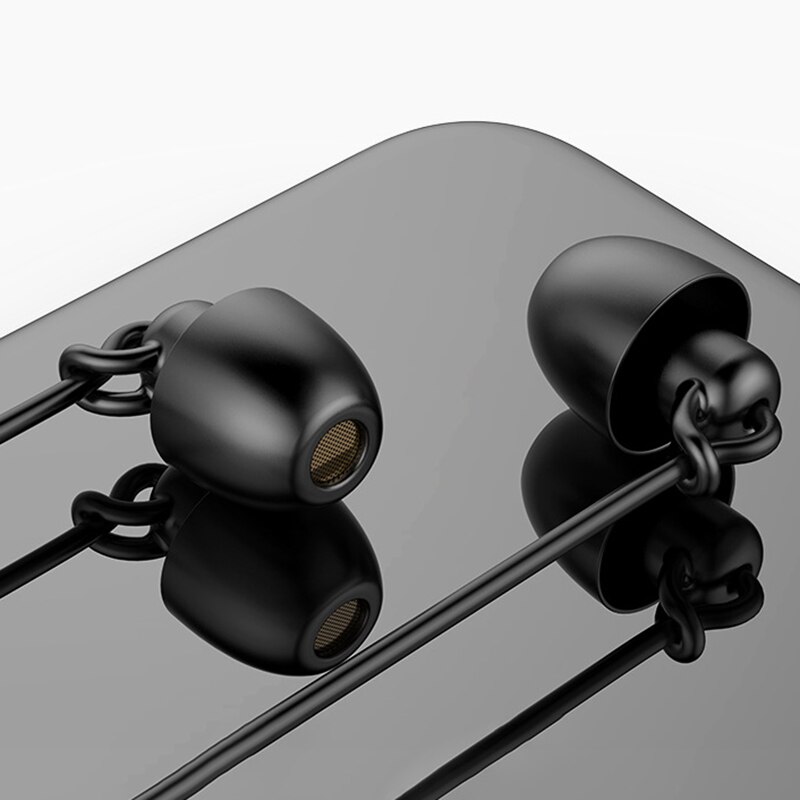 Écouteurs de sommeil HiFi Silicone souple casque dans l'oreille téléphone portable écouteur avec micro bruit suppression écouteur pour Xiaomi Huawei