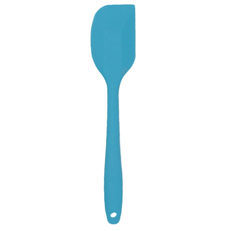 Multi-colored Spatula Kitchen Buttercream Silicone Cake Cooking Cream Spatula Cake Cooking Tool Kitchen Kitchenware: blue
