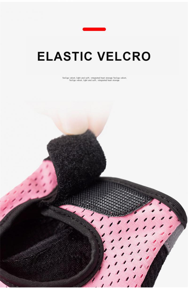 Outdoor sporthandschoenen, fietshandschoenen voor mannen en vrouwen, halfvingerige antislip, schokabsorberend, ademend, geschikt voor fitness en de fiets.