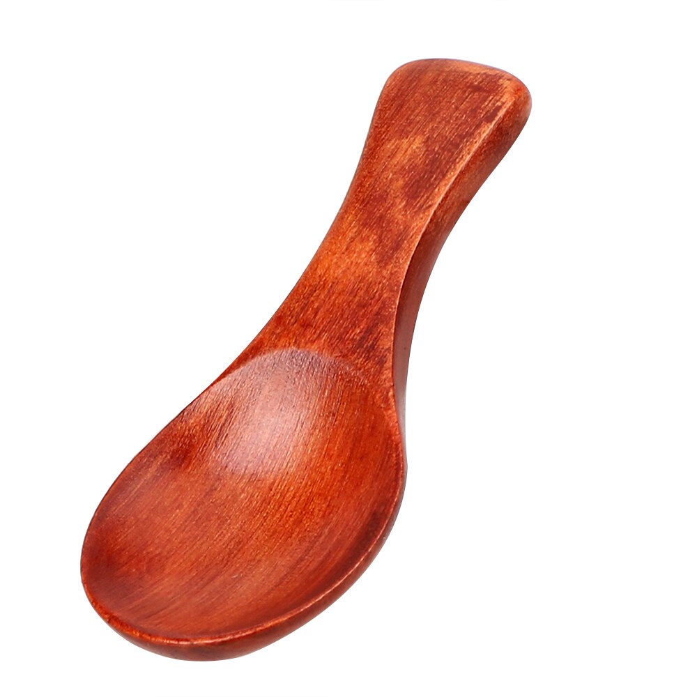 Schepje thee honing koffie kruiden zout suikerlepel kleine houten lepel keukengereedschap 8cm lengte mini formaat