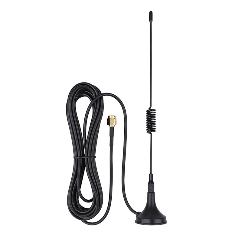 1Pcs Wifi Antenne 2.4G 3dbi Hing Gain Sucker Antenne 3 Meter Verlengkabel Werk Voor Wifi Camera Draadloze camera 'S