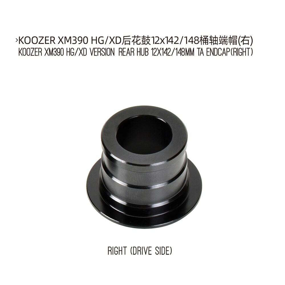 Koozer MTB Hub Tool-free Endcap For XM390 Repair Parts 9x100 QR 10x135mm 15x100 TA 12x142 141 12x148 Boost THR Converter Adapter: R HG XD TA right