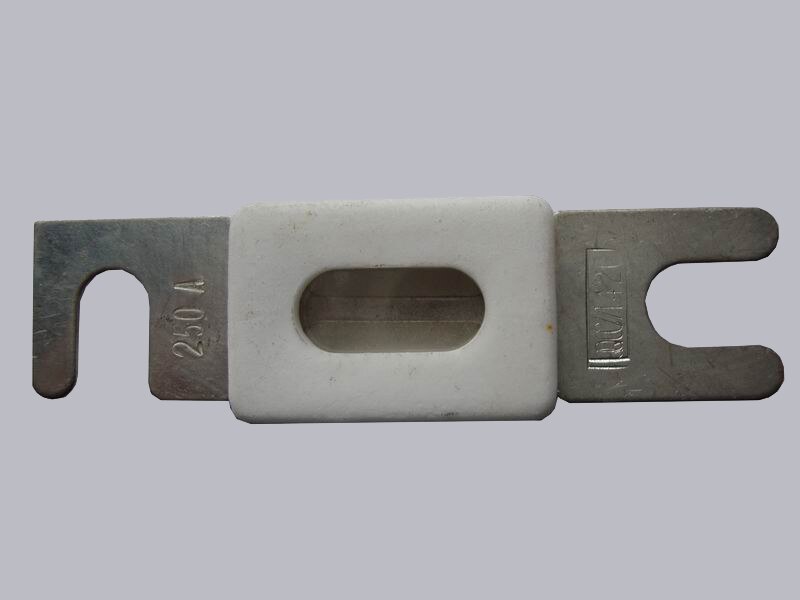 Anl  dc150v 250a autosikring bolt-på sikring keramisk sikring 81*22 mm for elektrisk gaffeltruck batterilader palletruck golfbil