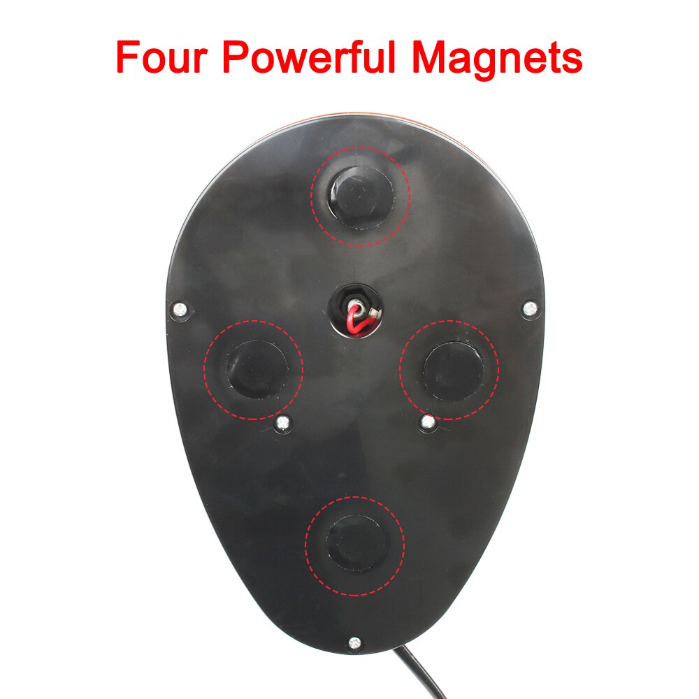 Signal lumineux tournant, rouge et jaune, lampe escargot, 12V DC 24V, lampe de construction, LTD-1201